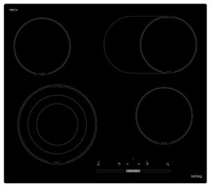 Электрическая варочная панель Кертинг HK 63910 B фото 2 в Новосибирске Электрическая варочная панель Korting HK 63910 B фото 2 в Новосибирске