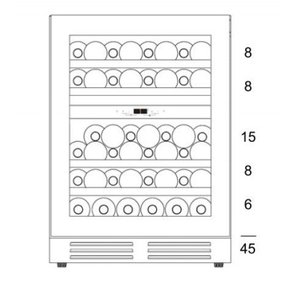 Винный шкаф Dunavox DAU-45.125DB.TO фото 3 в Новосибирске