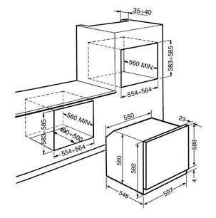 Духовой шкаф Smeg SFP120N-1 фото 2 в Новосибирске