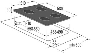 Варочная поверхность Кертинг HI 6402 X фото 2 в Новосибирске Варочная поверхность Korting HI 6402 X фото 2 в Новосибирске