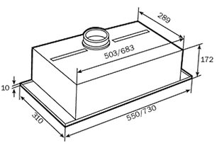 Встраиваемая вытяжка Teka GFH 73 STAINLESS STEEL фото 2 в Новосибирске