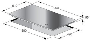 Варочная панель Фулгор Милано FCH 905 ID TS G DWK BK фото 4 в Новосибирске Варочная панель Fulgor Milano FCH 905 ID TS G DWK BK фото 4 в Новосибирске