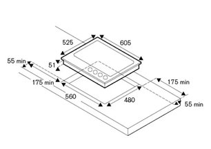 Варочная панель Бертаззони P604LMODGNE фото 4 в Новосибирске Варочная панель Bertazzoni P604LMODGNE фото 4 в Новосибирске