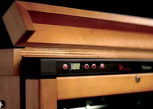 Винный шкаф IP CEXP 401 VU венге фото 3 в Новосибирске