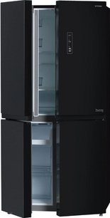 Холодильник Hyundai CM5005F черное стекло фото 3 в Новосибирске