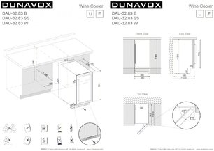 Винный шкаф Dunavox DAU-32.83B фото 3 в Новосибирске