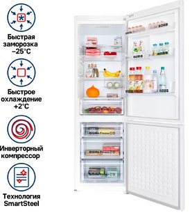 Холодильник Maunfeld MFF195NFIW10 фото 2 в Новосибирске