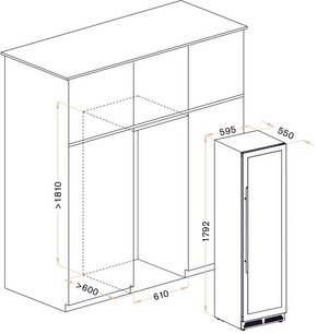 Винный шкаф Meyvel MV98-KST3 Slim фото 4 в Новосибирске