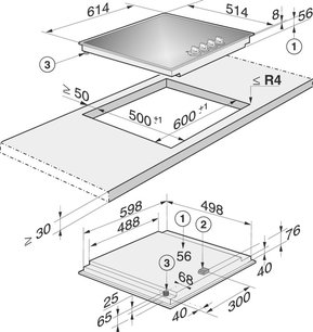 Независимая варочная панель Миле KM 361 G фото 4 в Новосибирске Независимая варочная панель Miele KM 361 G фото 4 в Новосибирске