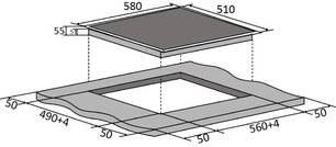 Электрическая варочная панель Брандт BPV6321B фото 4 в Новосибирске Электрическая варочная панель Brandt BPV6321B фото 4 в Новосибирске