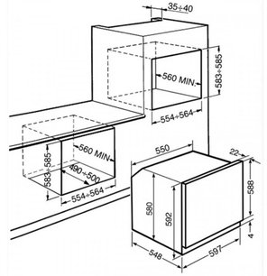 Духовой шкаф Smeg SC112SGT2 фото 2 в Новосибирске
