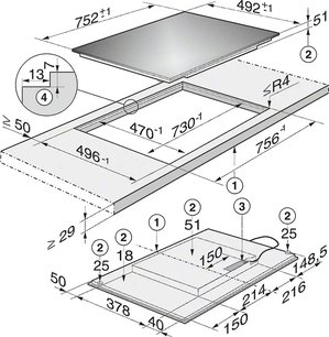 Индукционная панель Miele KM 6349 BRWS фото 2 в Новосибирске