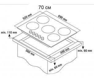 Варочная панель Schaub Lorenz SLK GB7520 фото 2 в Новосибирске