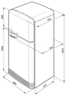Холодильник Смег FAB50X фото 3 в Новосибирске Холодильник Smeg FAB50X фото 3 в Новосибирске