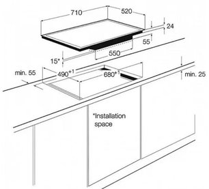 Варочная панель АЕГ HK764400FB фото 4 в Новосибирске Варочная панель AEG HK764400FB фото 4 в Новосибирске