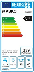 Посудомоечная машина Аско DFI655G фото 4 в Новосибирске Посудомоечная машина Asko DFI655G фото 4 в Новосибирске