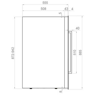 Встраиваемый винный шкаф Pando PVMAV 88-49XR фото 4 в Новосибирске