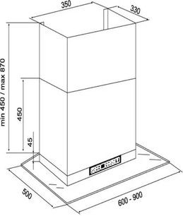 Вытяжка Kuppersberg DG 600 4HTC фото 3 в Новосибирске