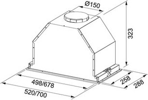 Вытяжка Franke FBI 537 XS фото 3 в Новосибирске