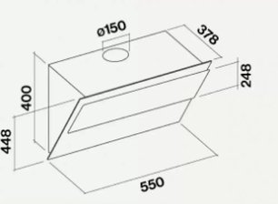 Вытяжка Фалмек VERSO 55 WHITE фото 4 в Новосибирске Вытяжка Falmec VERSO 55 WHITE фото 4 в Новосибирске