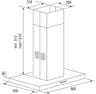 Вытяжка Kuppersberg Opera IS X 1HHM фото 3 в Новосибирске