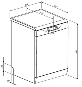Посудомоечная машина Смег LVS367B фото 2 в Новосибирске Посудомоечная машина Smeg LVS367B фото 2 в Новосибирске