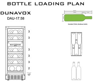 Винный шкаф Dunavox DAU-17.58DSS фото 4 в Новосибирске