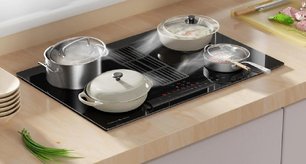 Индукционная варочная панель Зигмунд Штайн CIS 311.75 BX с вытяжкой фото 2 в Новосибирске Индукционная варочная панель Zigmund Shtain CIS 311.75 BX с вытяжкой фото 2 в Новосибирске