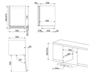 Встраиваемый винный холодильник Smeg CVI138LS3 фото 4 в Новосибирске