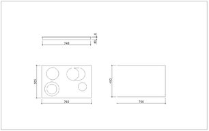 Варочная панель Баразза 1PVTC7 черная фото 2 в Новосибирске Варочная панель Barazza 1PVTC7 черная фото 2 в Новосибирске