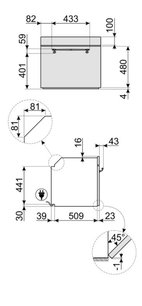 Духовой шкаф Smeg SF750BS фото 4 в Новосибирске