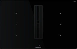 Индукционная варочная панель с вытяжкой Kuppersbusch KMI 8350.0 SR Black Velvet фото в Новосибирске