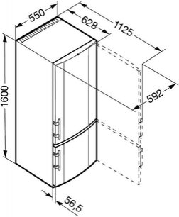 Холодильник Liebherr CUPsl 2721 Comfort фото 4 в Новосибирске