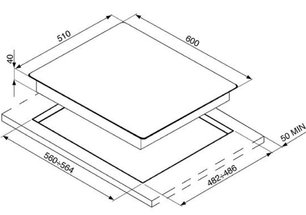 Варочная панель Смег PV163N фото 2 в Новосибирске Варочная панель Smeg PV163N фото 2 в Новосибирске