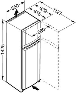 Холодильник Liebherr CTesf 2441 Comfort фото 2 в Новосибирске