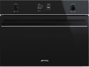 Компактный духовой шкаф комбинированный с микроволновой печью Smeg SF4603MCNX фото в Новосибирске