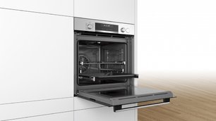 Встраиваемый духовой шкаф с функцией добавления пара BOSCH HRG5184S1 фото 4 в Новосибирске Встраиваемый духовой шкаф с функцией добавления пара BOSCH HRG5184S1 фото 4 в Новосибирске