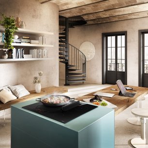 Варочная панель с вытяжкой Элика NIKOLATESLA FIT 3Z BL/A/72 фото 4 в Новосибирске Варочная панель с вытяжкой Elica NIKOLATESLA FIT 3Z BL/A/72 фото 4 в Новосибирске