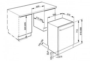Посудомоечная машина Смег STA13XL2 фото 4 в Новосибирске Посудомоечная машина Smeg STA13XL2 фото 4 в Новосибирске