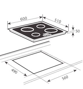 Варочная панель Тека IRF 641 фото 3 в Новосибирске Варочная панель Teka IRF 641 фото 3 в Новосибирске