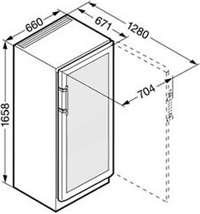 Винный шкаф Liebherr WK 4127 Vinothek фото 3 в Новосибирске