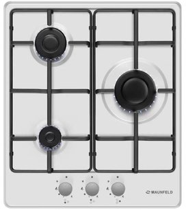 Газовая варочная панель MAUNFELD EGHE.43.3STS-EW фото в Новосибирске Газовая варочная панель MAUNFELD EGHE.43.3STS-EW фото в Новосибирске