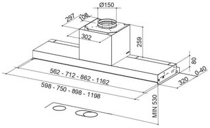 Вытяжка Faber IN-NOVA PREMIUM WH M A90 фото 2 в Новосибирске