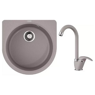 Omoikiri (мойка Akegata 51 GR + смеситель UMI GR) фото в Новосибирске