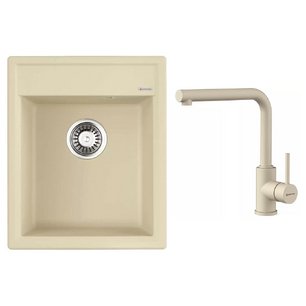 Omoikiri (мойка Daisen 42-BE + смеситель NAKAGAWA BE-P) фото в Новосибирске