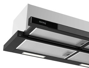 Встраиваемая вытяжка с выдвижным экраном Korting KHP 9815 GN фото 3 в Новосибирске