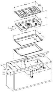 Варочная панель Гаггенау CG 492-210 фото 4 в Новосибирске Варочная панель Gaggenau CG 492-210 фото 4 в Новосибирске