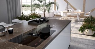 Вытяжка Faber GALILEO BK GLASS A830 фото 4 в Новосибирске