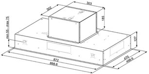 Вытяжка Smeg KSEG90X2 фото 2 в Новосибирске