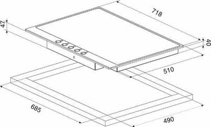 Варочная панель Смег P775-1 фото 2 в Новосибирске Варочная панель Smeg P775-1 фото 2 в Новосибирске